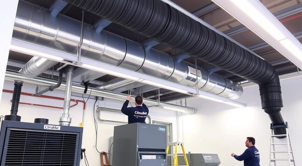 instalación de conductos de fibra URSA Blanes