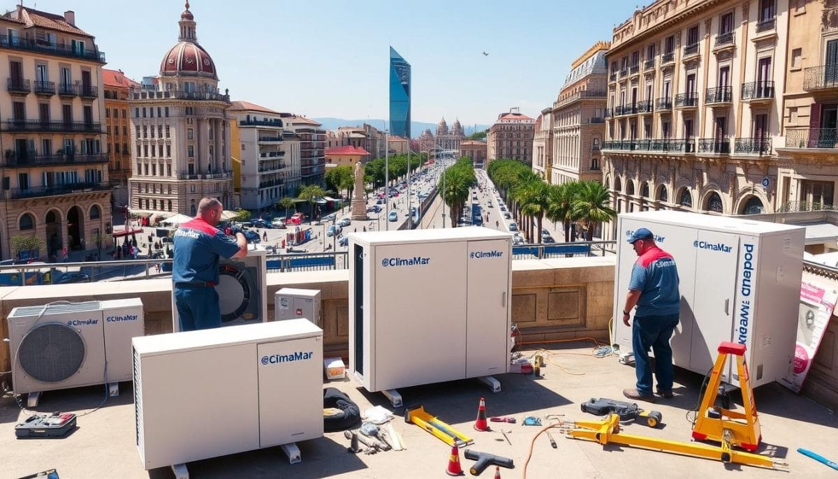 instalación de sistemas de aerotermia en Barcelona