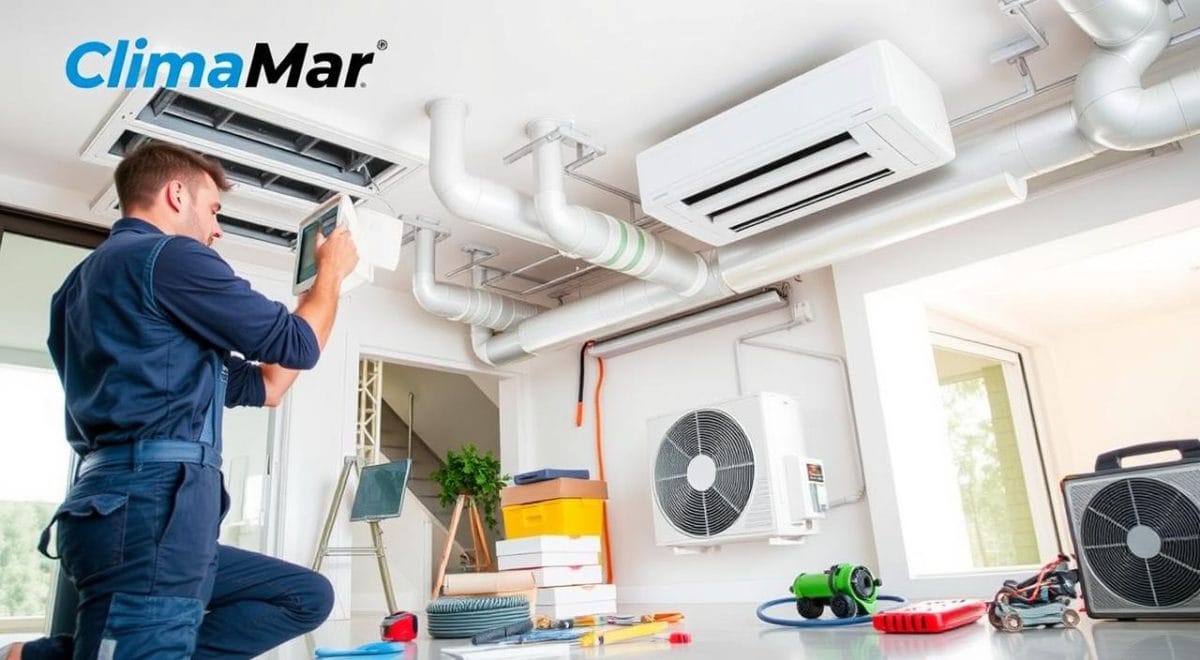 instalación de sistemas de aire acondicionado por conductos