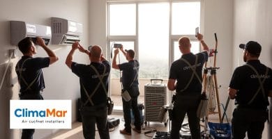 instaladores de aire acondicionado por conductos en Palafolls