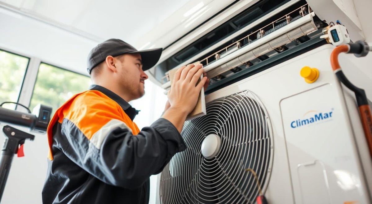 mantenimiento de equipos de aire acondicionado