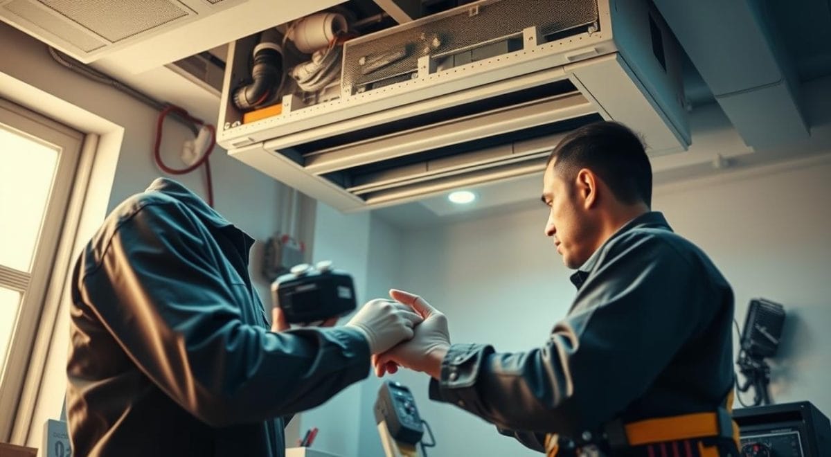 reparación de aire acondicionado