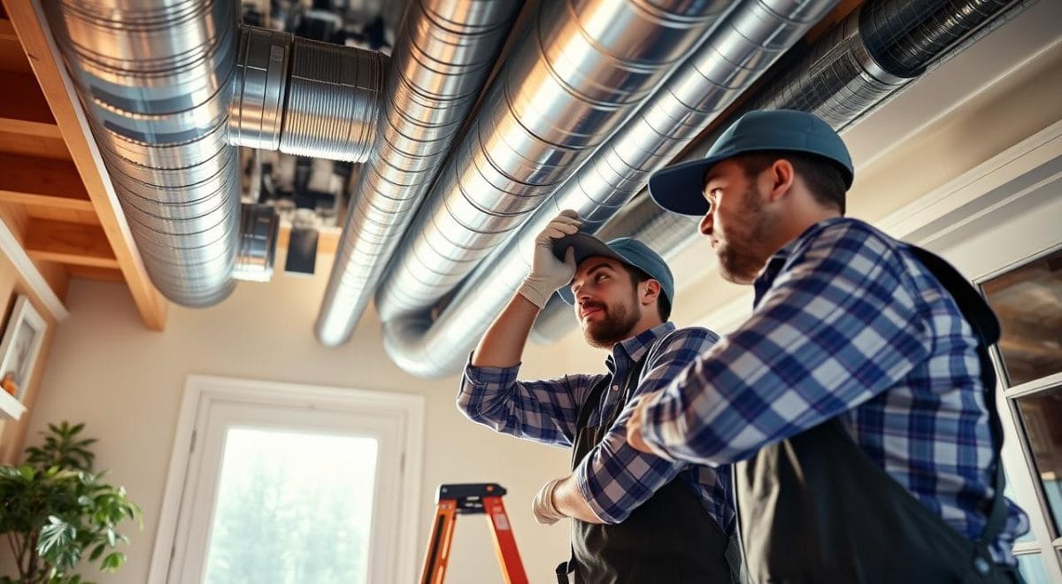 técnicos especializados en instalación de conductos de aire