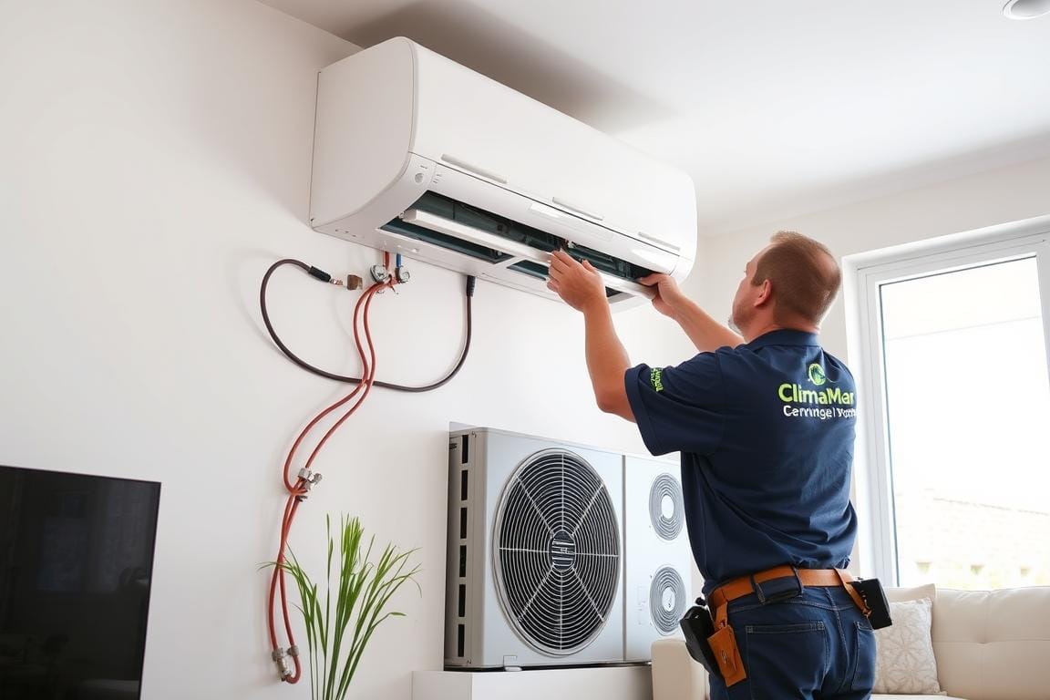 instalación de aire acondicionado