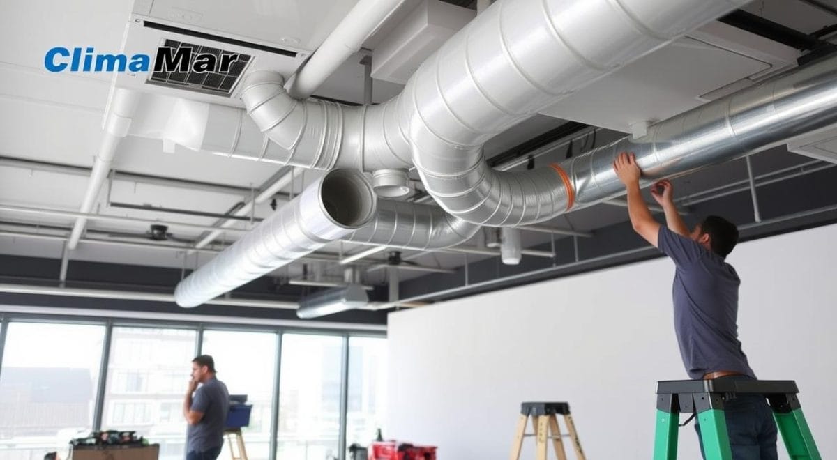 proceso de instalación profesional de aire acondicionado por conductos proceso de instalación profesional de aire acondicionado por conductos