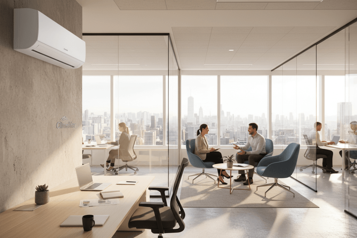 climatización zona de trabajo profesional