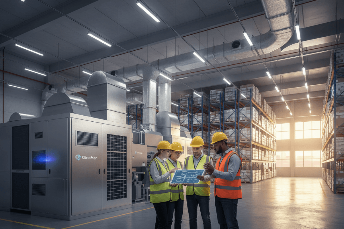 diseño proyecto climatización nave industrial