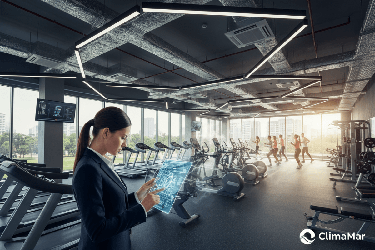 proyecto de climatización para gimnasio