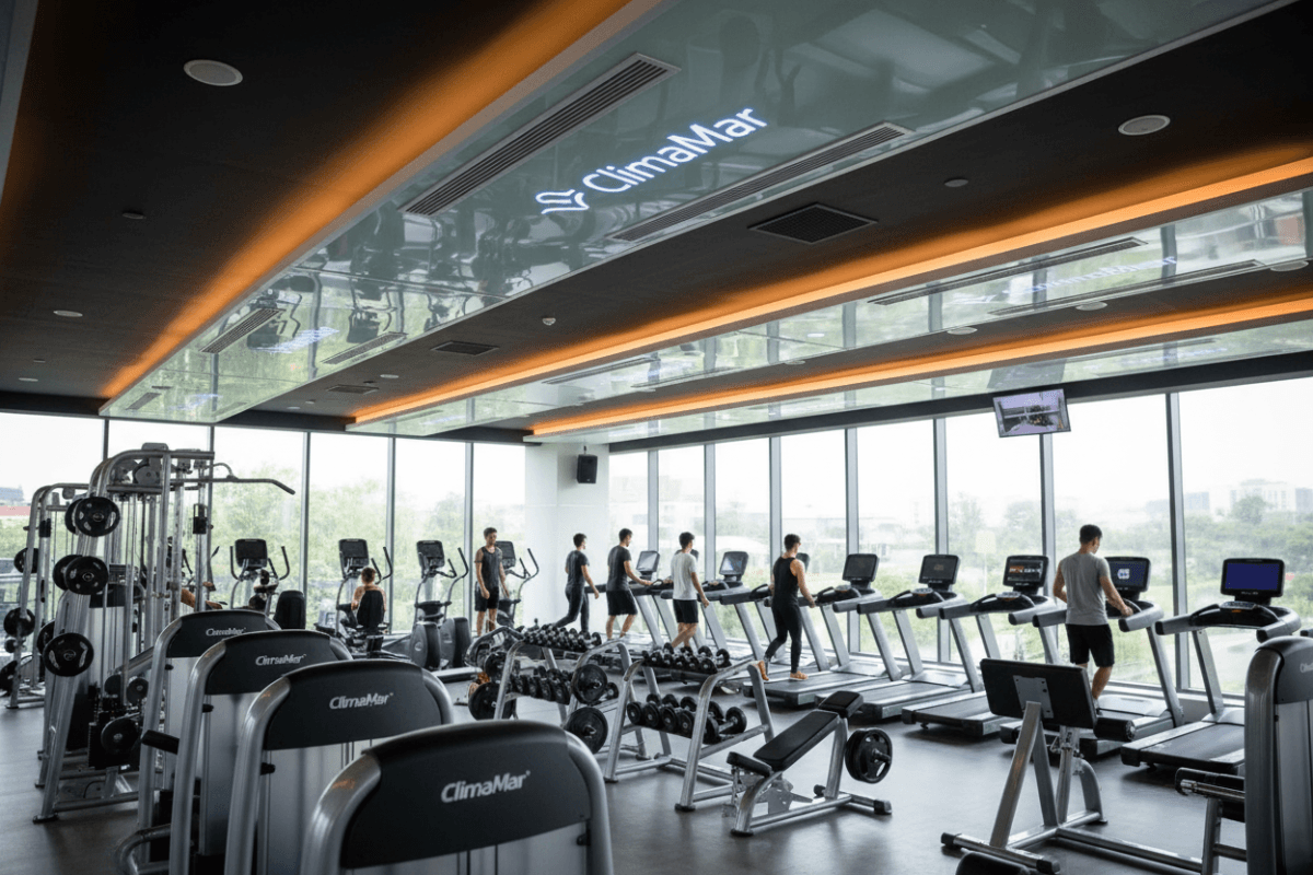 sistemas de climatización eficientes para gimnasio